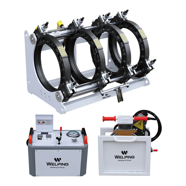 Máquina de soldadura de fusión de tuberías HDPE hidráulicas de gama alta WP355A Pro