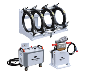 Máquina de soldadura por fusión a tope de HDPE de 400 mm | Máquina hidráulica de fusión de tubos WP400A PRO