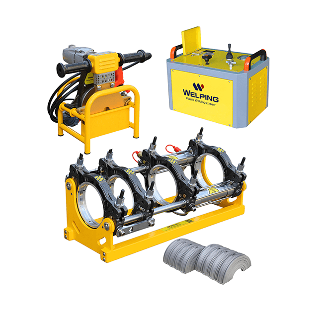 Máquina de soldadura hidráulica hidráulica de alta presión de 160 mm de alta presión