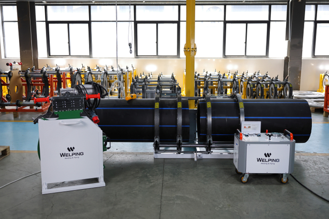 Máquina de soldadura de fusión de tuberías HDPE hidráulicas de alta gama WP630A Pro