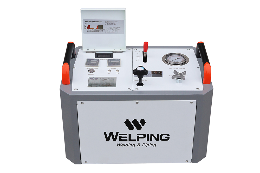 Máquina de soldadura de fusión de tuberías HDPE hidráulicas de alta gama WP160A PRO