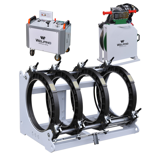Máquina de soldadura de fusión de tuberías HDPE hidráulicas de alta gama WP500A PRO