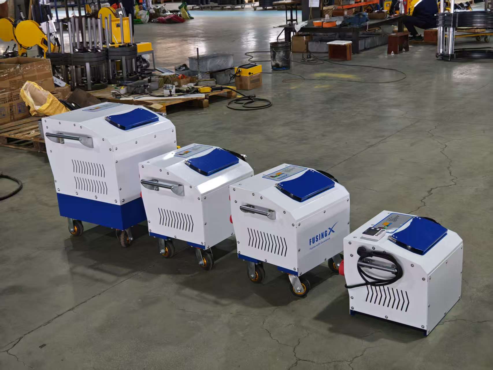 Nueva unidad hidráulica cerrada mejorada de la serie FX para máquinas de fusión a tope