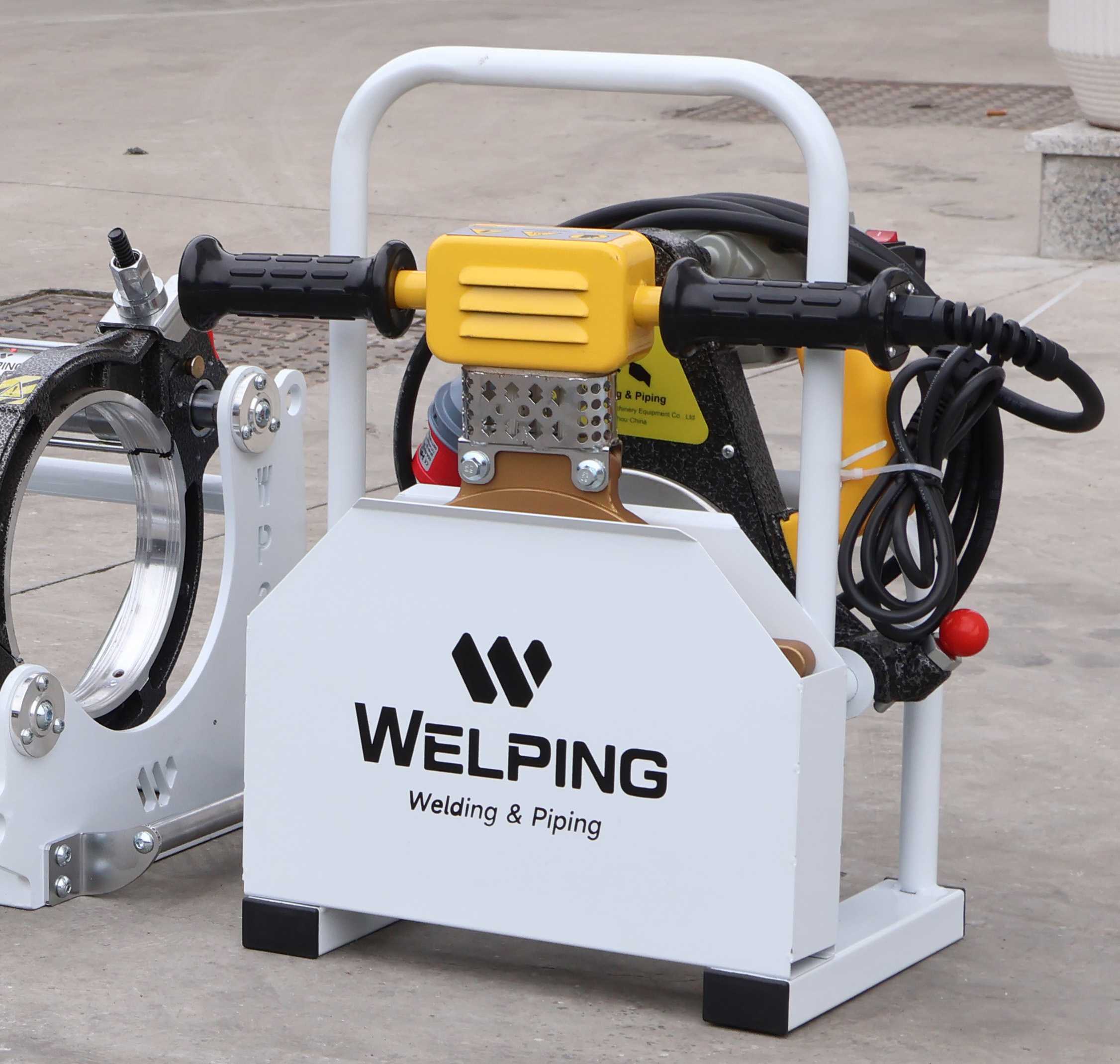 Máquina de soldadura de fusión de tuberías HDPE hidráulicas de alta gama WP200A Pro