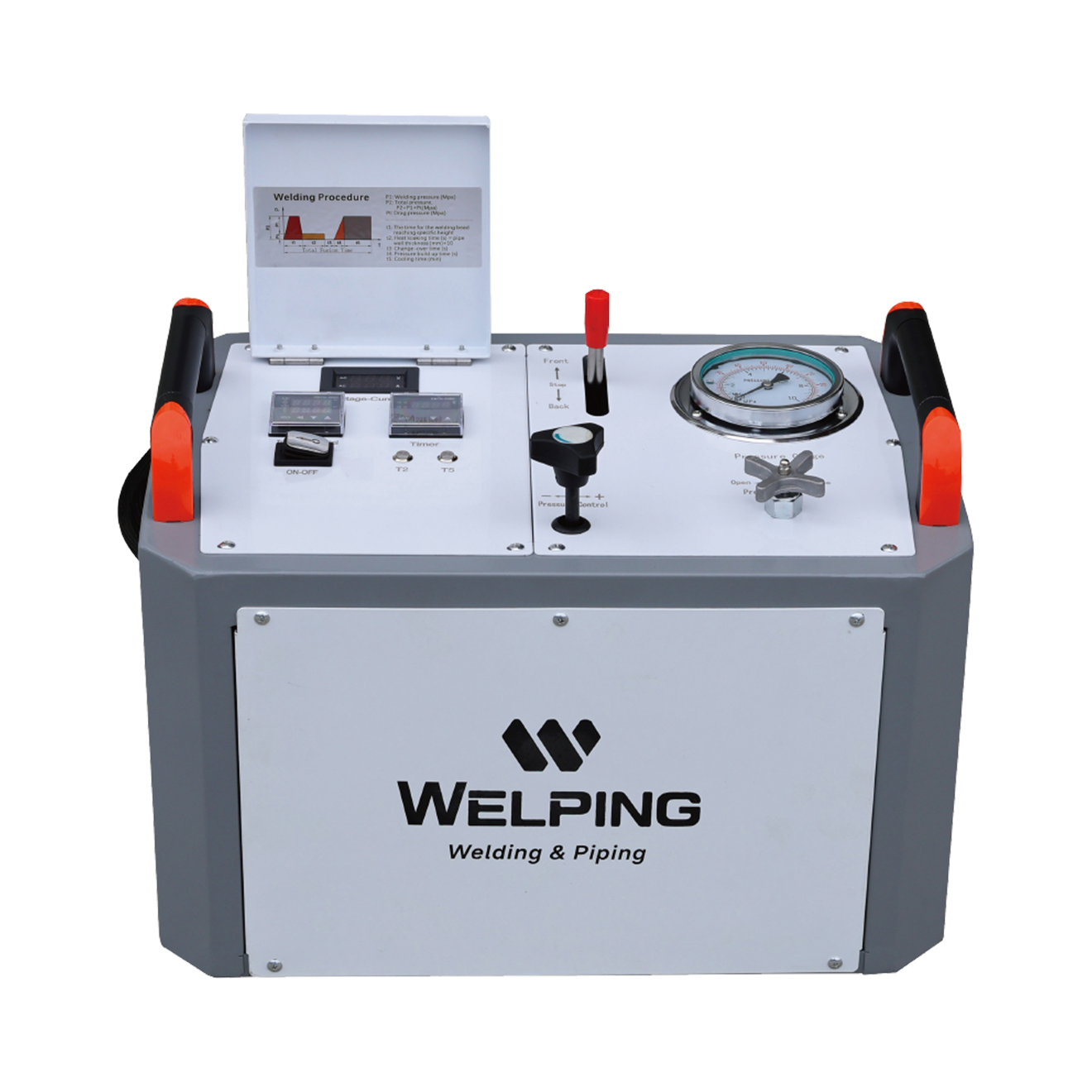 Máquina de soldadura de fusión de tuberías HDPE hidráulicas de alta gama WP315A Pro