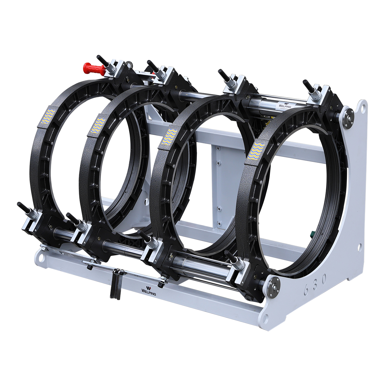 Máquina de soldadura de fusión de tuberías HDPE hidráulicas de alta gama WP630A Pro