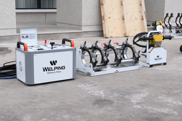 Máquina de soldadura de fusión de tuberías HDPE hidráulicas de alta gama WP160A PRO