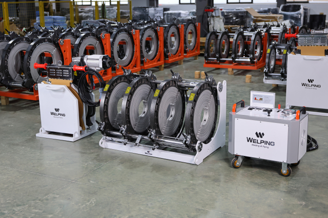 Máquina de soldadura de fusión de tuberías HDPE hidráulicas de alta gama WP500A PRO