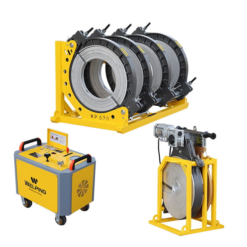 Máquina de soldadura a tope hidráulica, soldador a tope de nivel industrial de 630mm