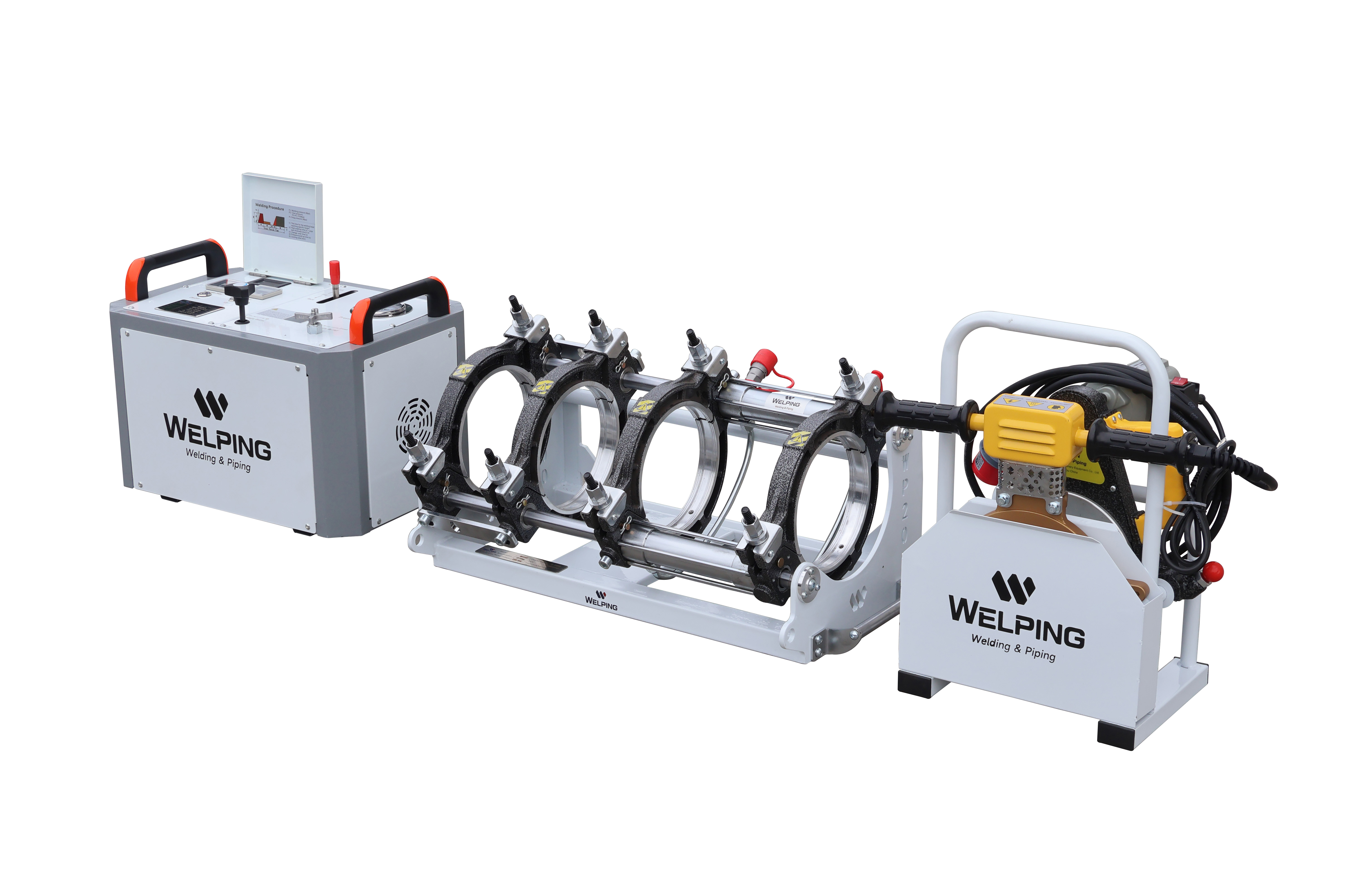 Máquina de soldadura de fusión de tuberías HDPE hidráulicas de alta gama WP200A Pro