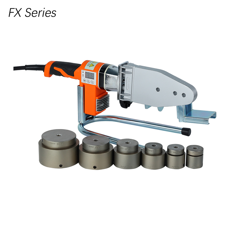 Juego de soldador por fusión para tubos PPR o PE de 20 mm a 63 mm