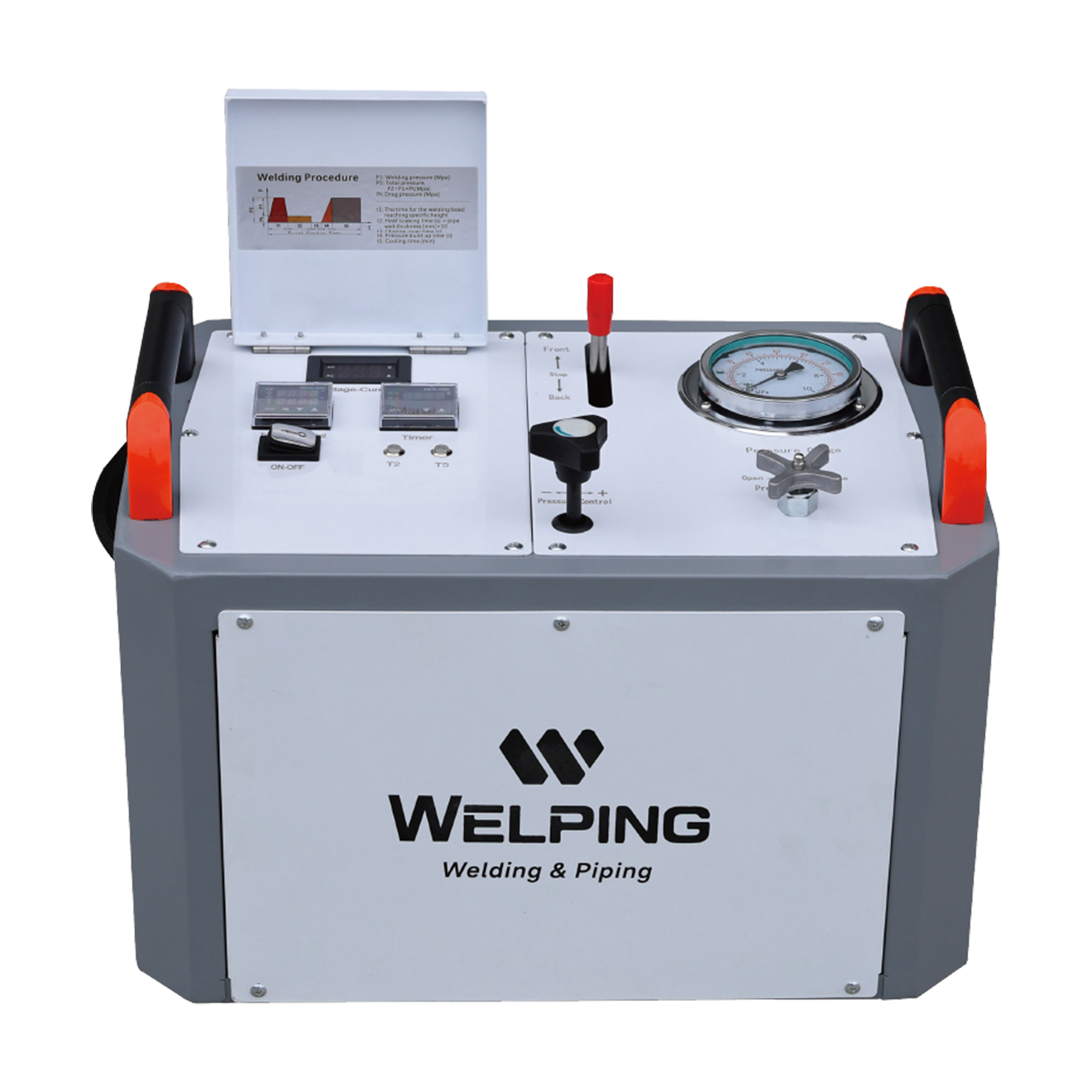 Máquina de soldadura de fusión de tuberías HDPE hidráulicas de gama alta WP355A Pro