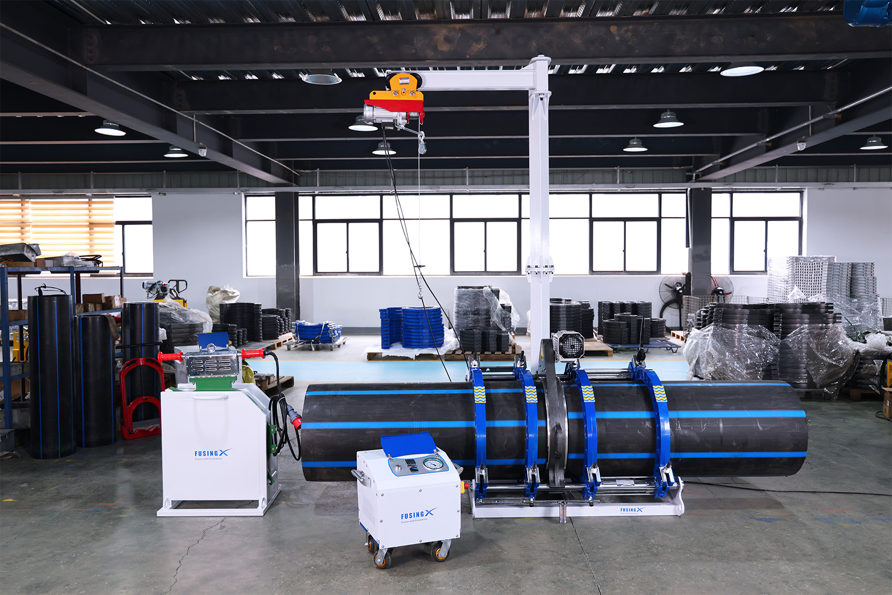 ¿Qué incluye una máquina de soldadura por fusión a tope completa? ｜ Ejemplo: FX630