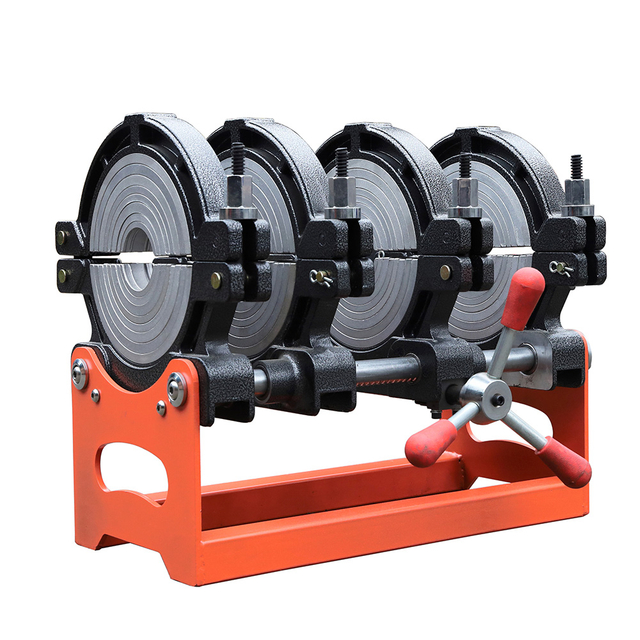 Máquina de soldadura por fusión a tope manual de fusión en caliente de nivel industrial de 200 mm