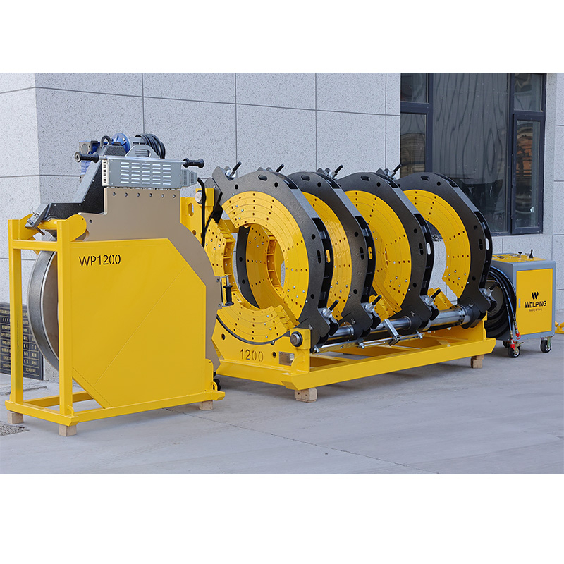 Máquina de soldadura a tope para unión de tubos de fusión en caliente a precio de fábrica de 1200mm