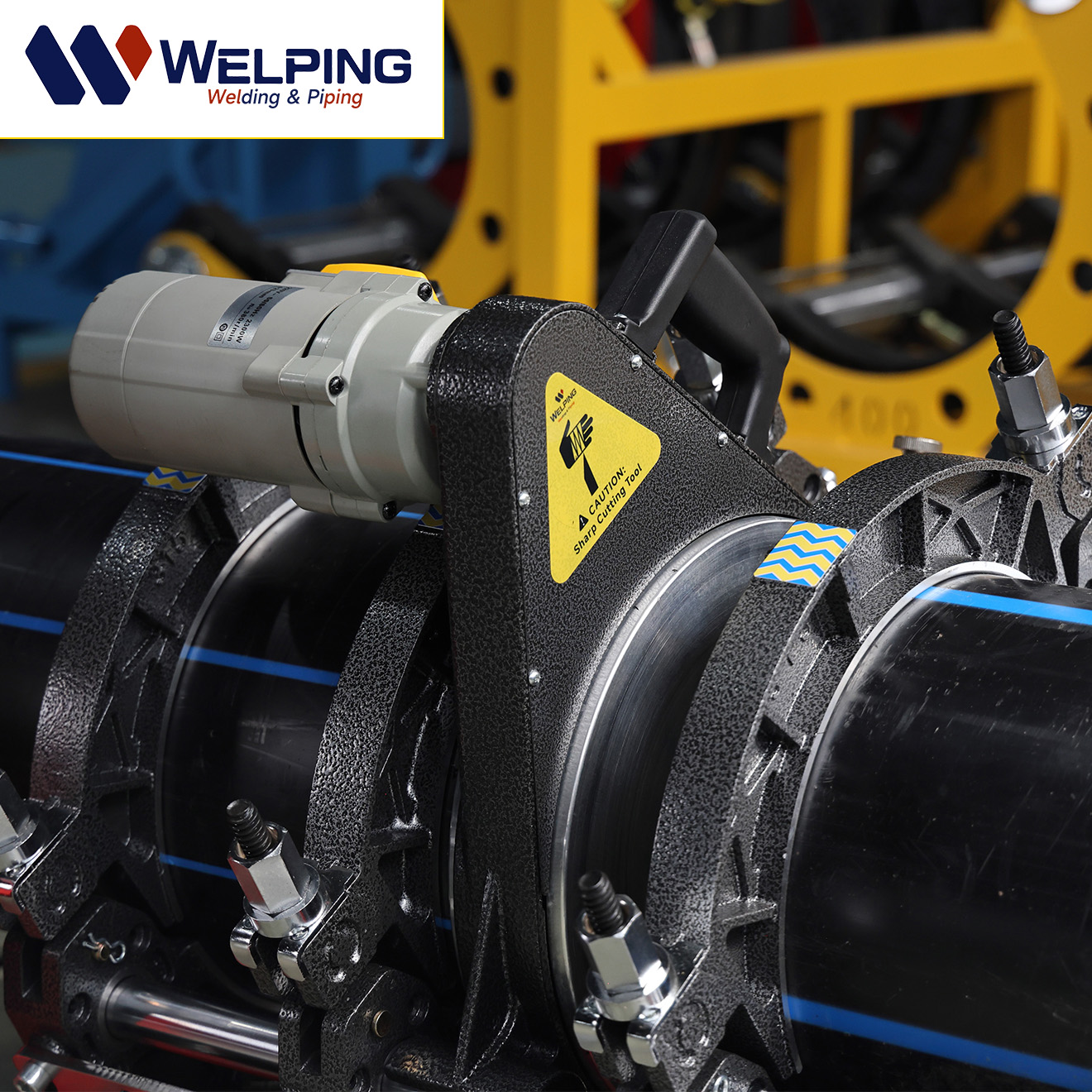 Máquina hidráulica de fusión a tope WP315A Max para tubos de HDPE
